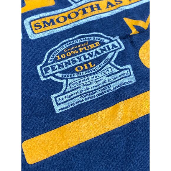 Vintage Rare Powerlube Motor Oil - Graphic Cotton T Shirt Short size XL - Picture 5 of 10